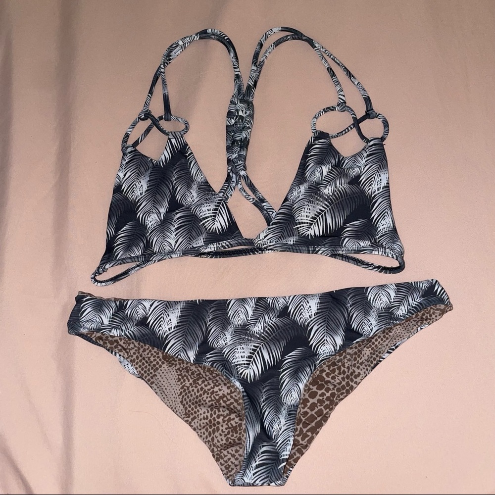 Acacia night palm set